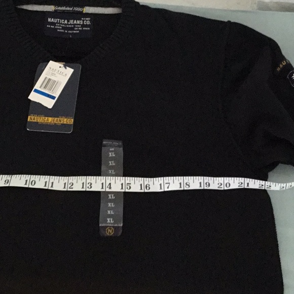 NWT Nautica Jeans Co Navy Sweater XL - Picture 6 of 8